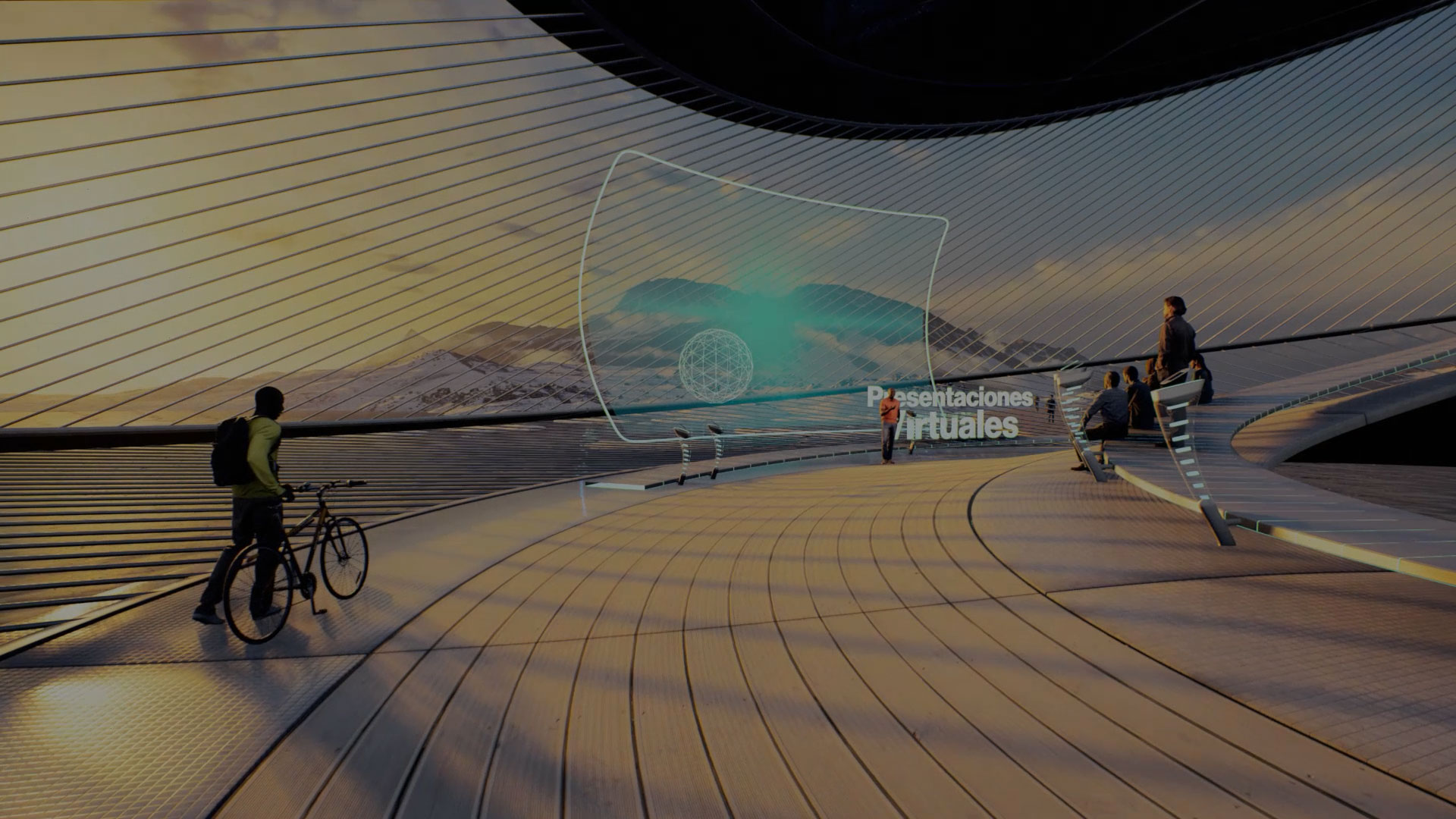 Glacier Pavilion · Virtual world